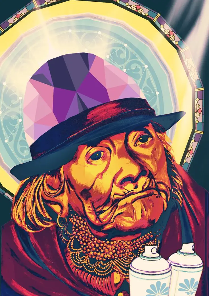 Afiche conmemorativo de Mamá Tránsito