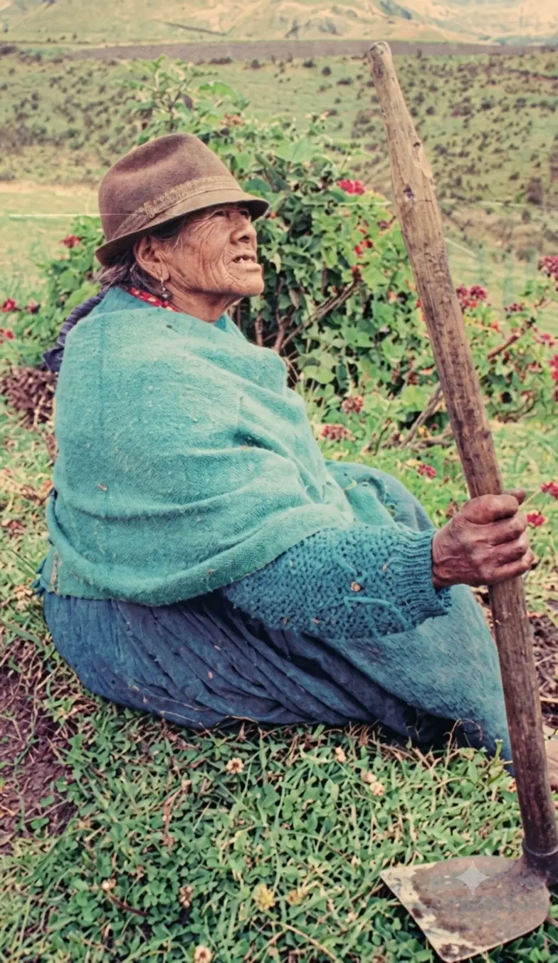 Retrato de Tránsito Amaguaña